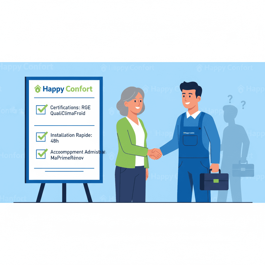 Happy Confort installateur climatisation certifié RGE Saint-Étienne — pourquoi nous choisir