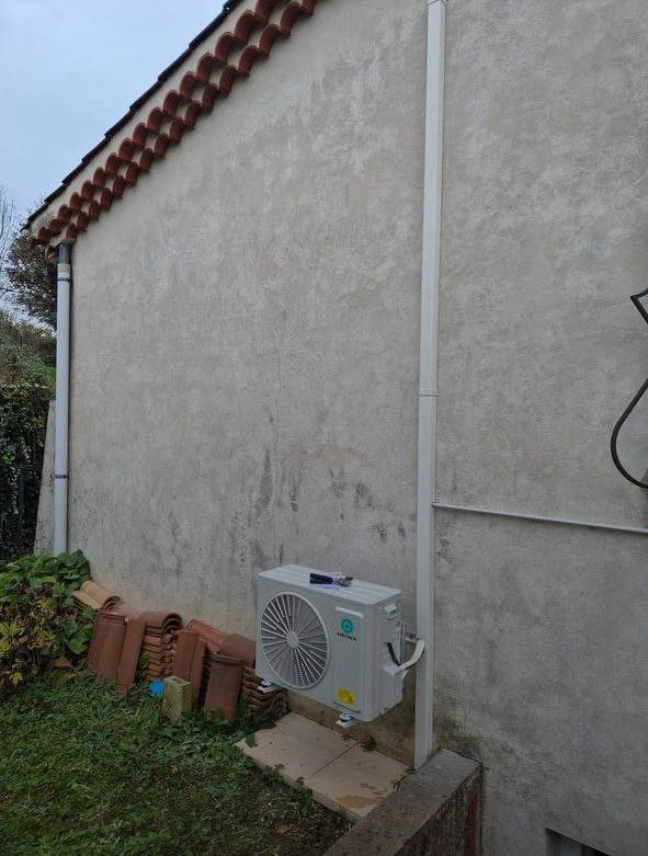 Installation PAC extérieure par Happy Confort à Saint-Étienne